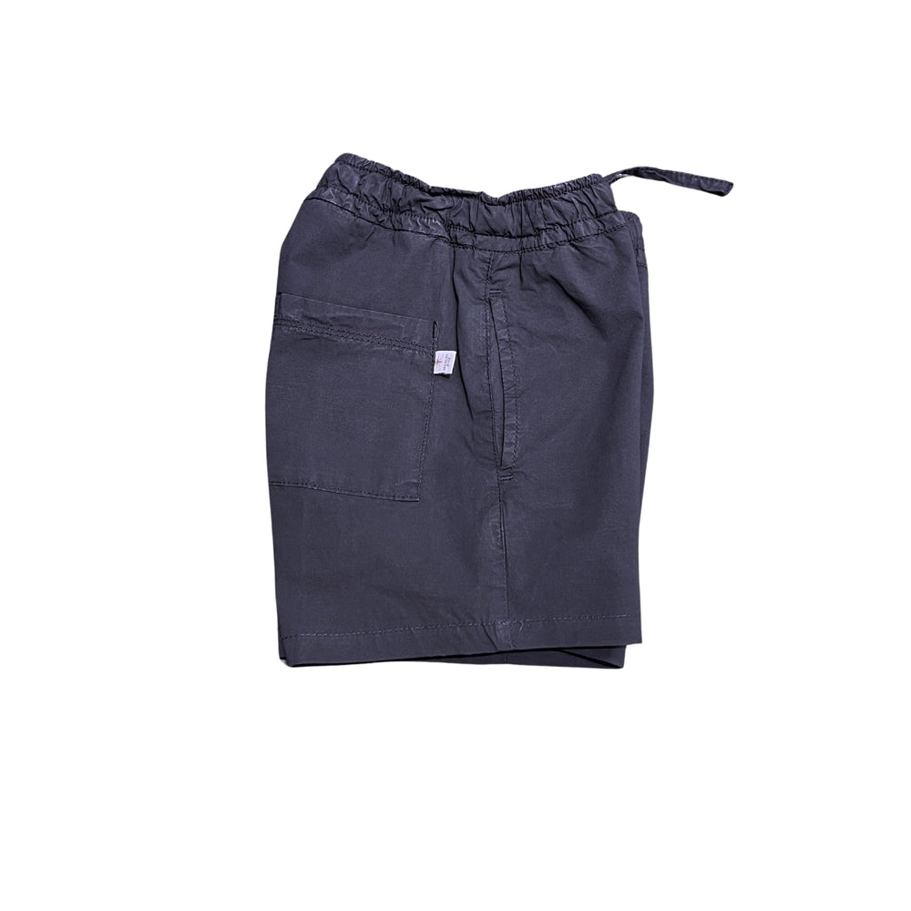 Bermuda in cotone paracadute leggero con elestico in vita MR2539KBLU MANUEL RITZ