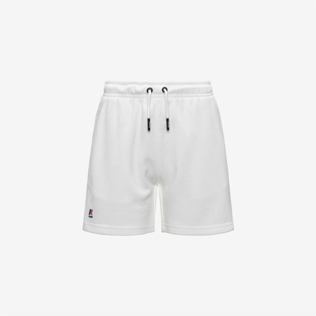 Bermuda da bambino Dorian in cotone garzato con logo K71434WJ001 K-WAY