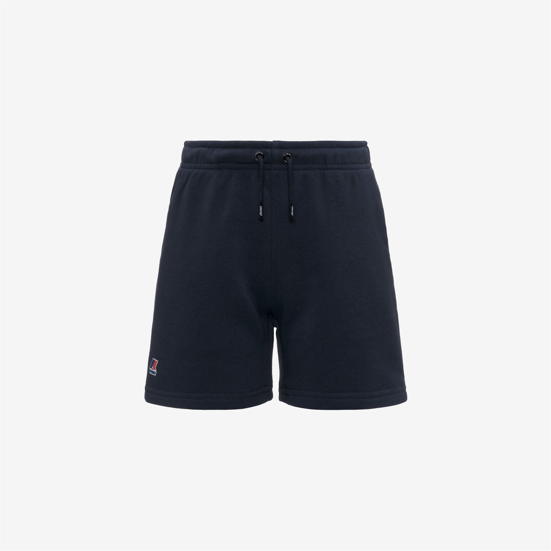Bermuda da bambino Dorian in cotone garzato con logo K71434WJK89 K-WAY