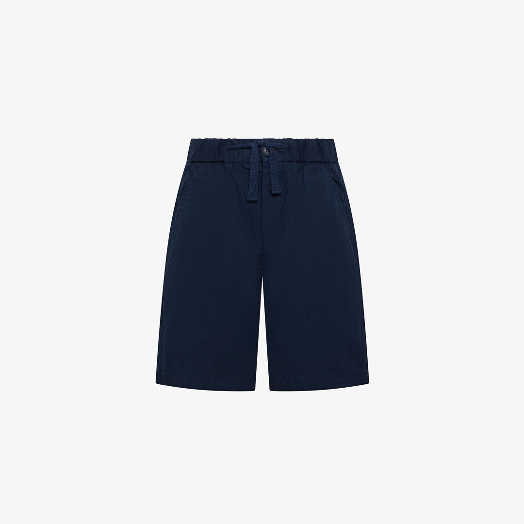 Bermuda da bambino in cotone leggero a pantalaccio con tasche a filo B36306JBLU SUN 68