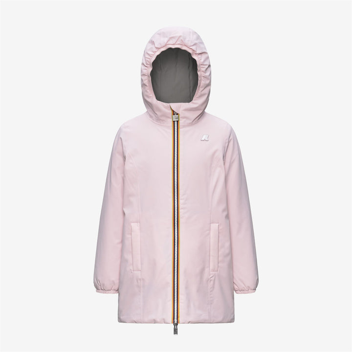 Giubbino da bambina Denise warm tecnico reversibile imbottito in ecopiuma 