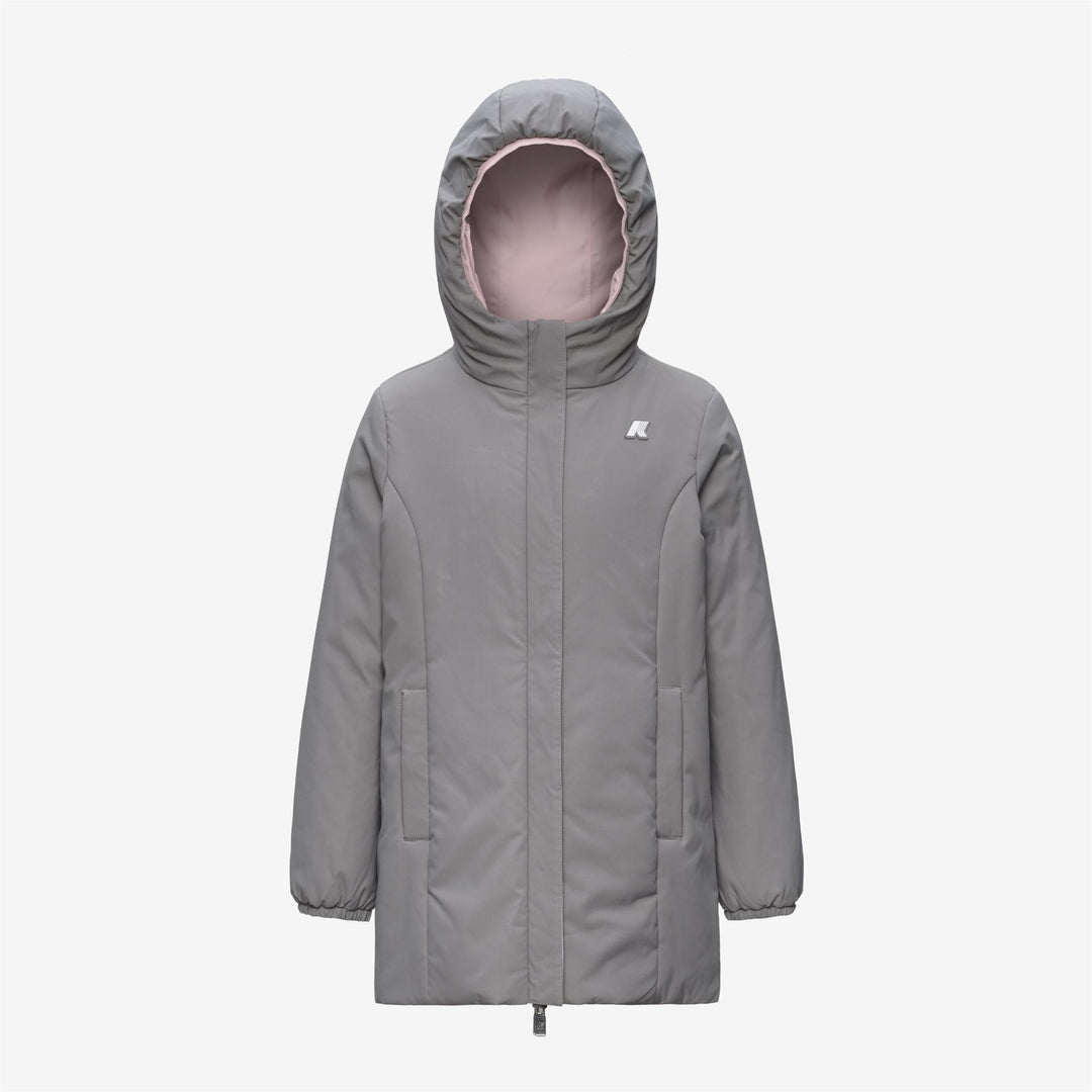 Giubbino da bambina Denise warm tecnico reversibile imbottito in ecopiuma 
