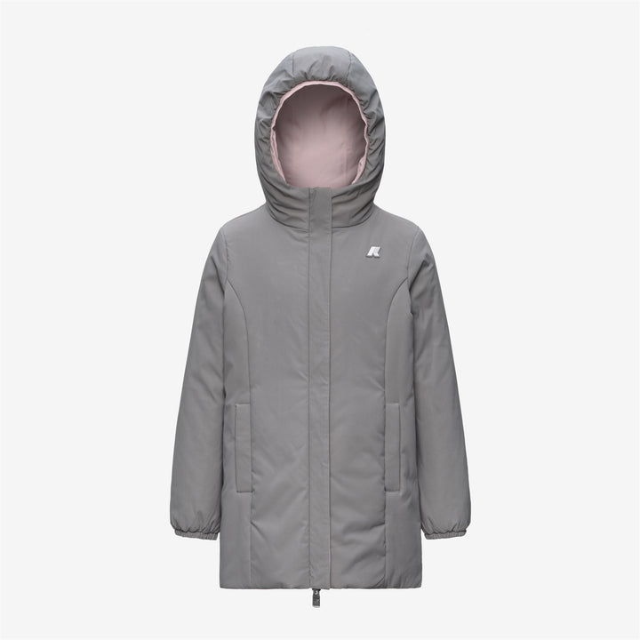 Giubbino da bambina Denise warm tecnico reversibile imbottito in ecopiuma 