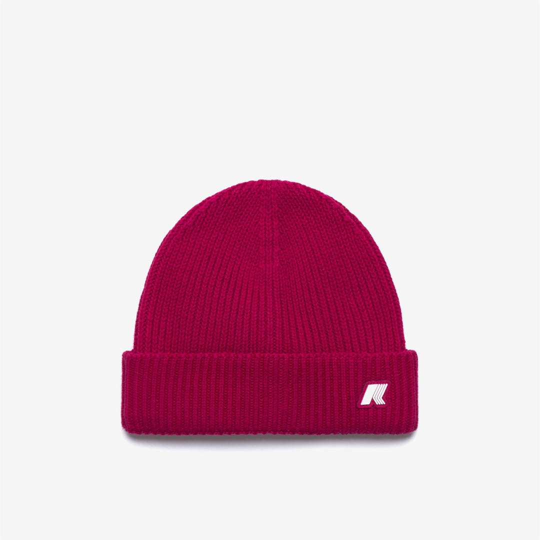 Cappello da neonati in lana con risvolto e logo 