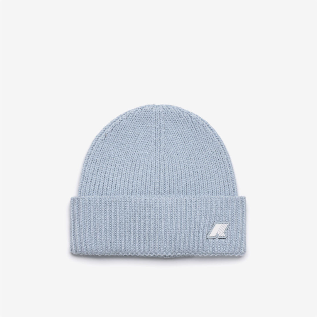 Cappello da neonati in lana con risvolto e logo 