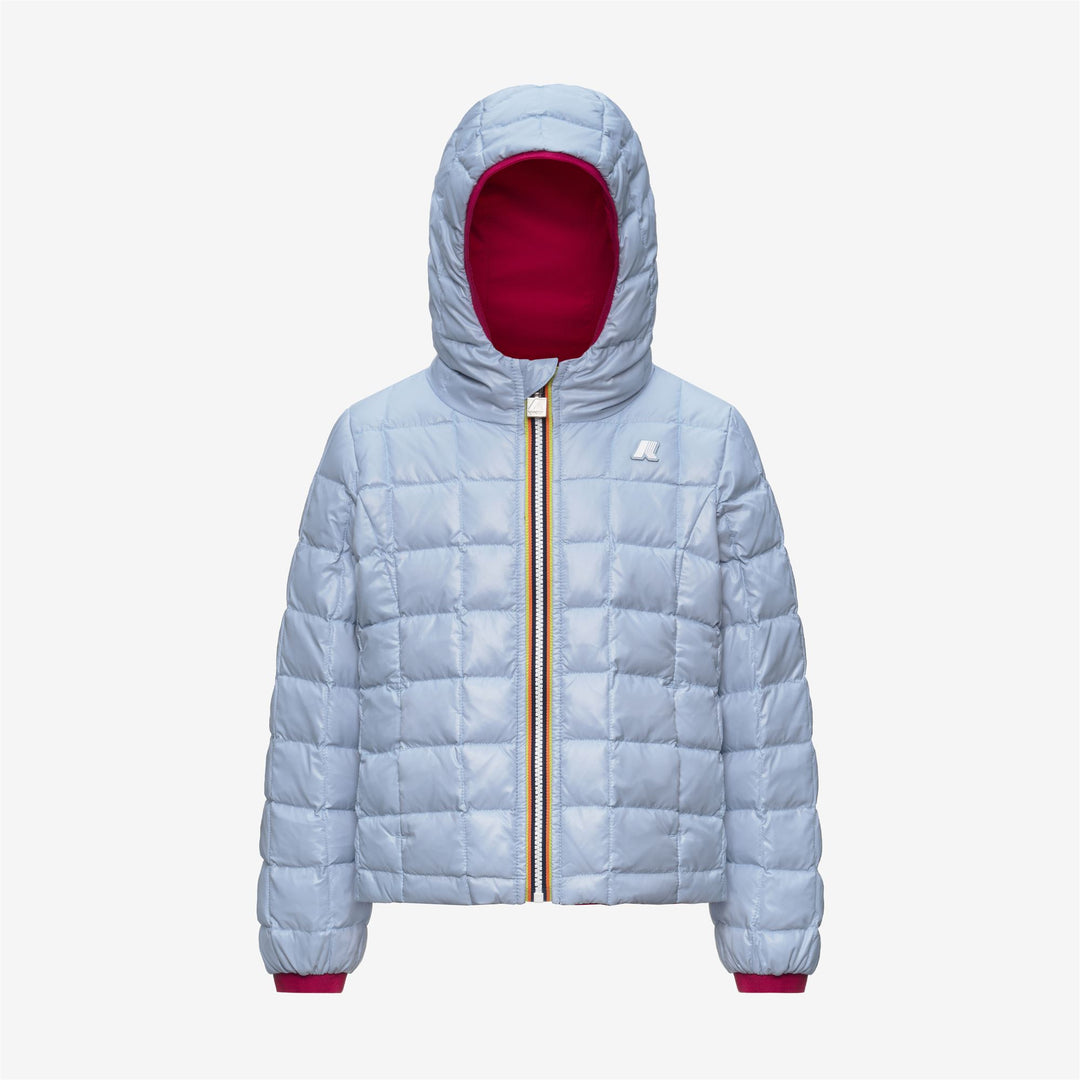 Giubbino da bambina Lily thermo reversibile imbottitura in piuma d&