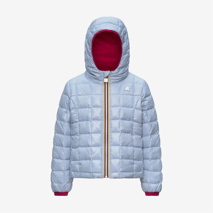 Giubbino da bambina Lily thermo reversibile imbottitura in piuma d&