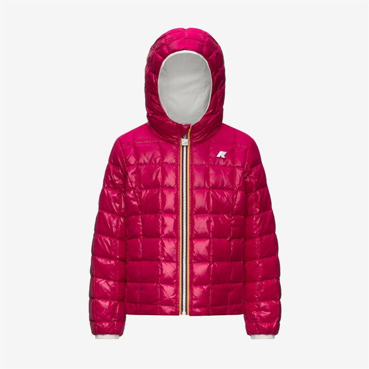 Giubbino da bambina Lily thermo reversibile imbottitura in piuma d&