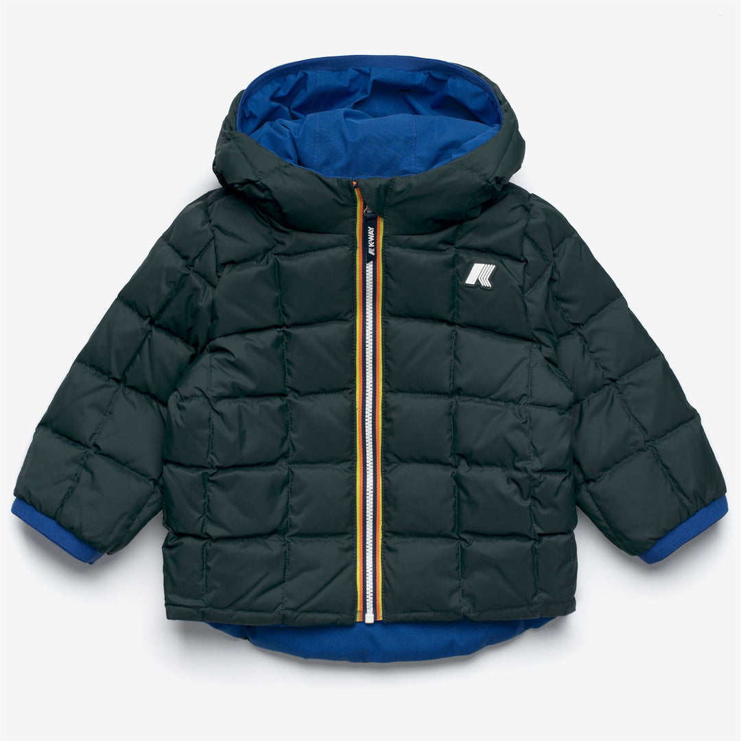 Giubbino da neonati Jack thermo reversibile in tessuto tecnico in imbottitura in piuma d&