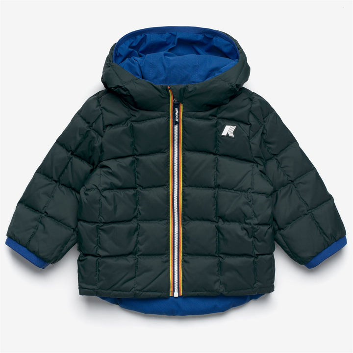 Giubbino da neonati Jack thermo reversibile in tessuto tecnico in imbottitura in piuma d&