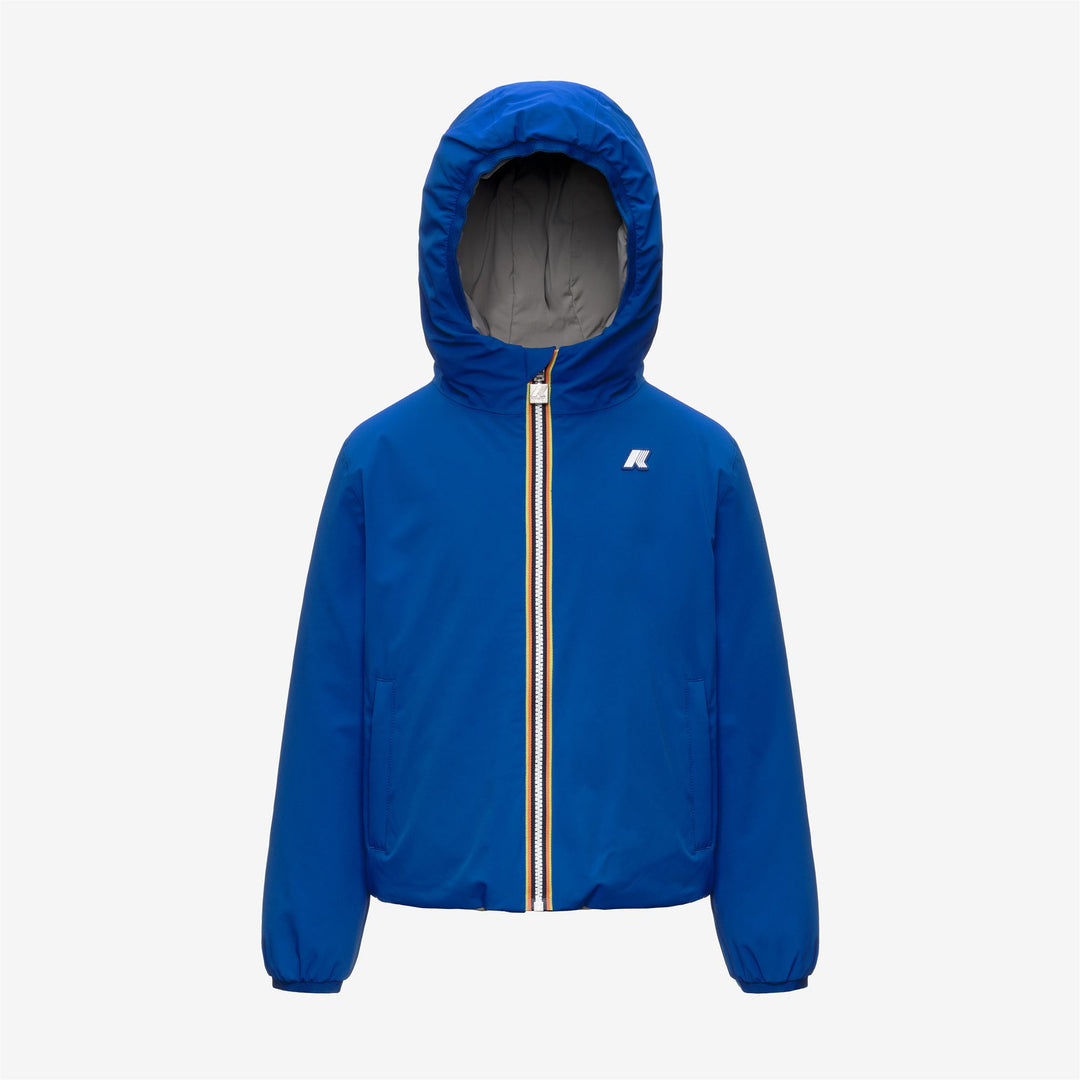 Giubbino da bambino jack warm reversibile tessuto tecnico con imbottitura in ecopiuma 
