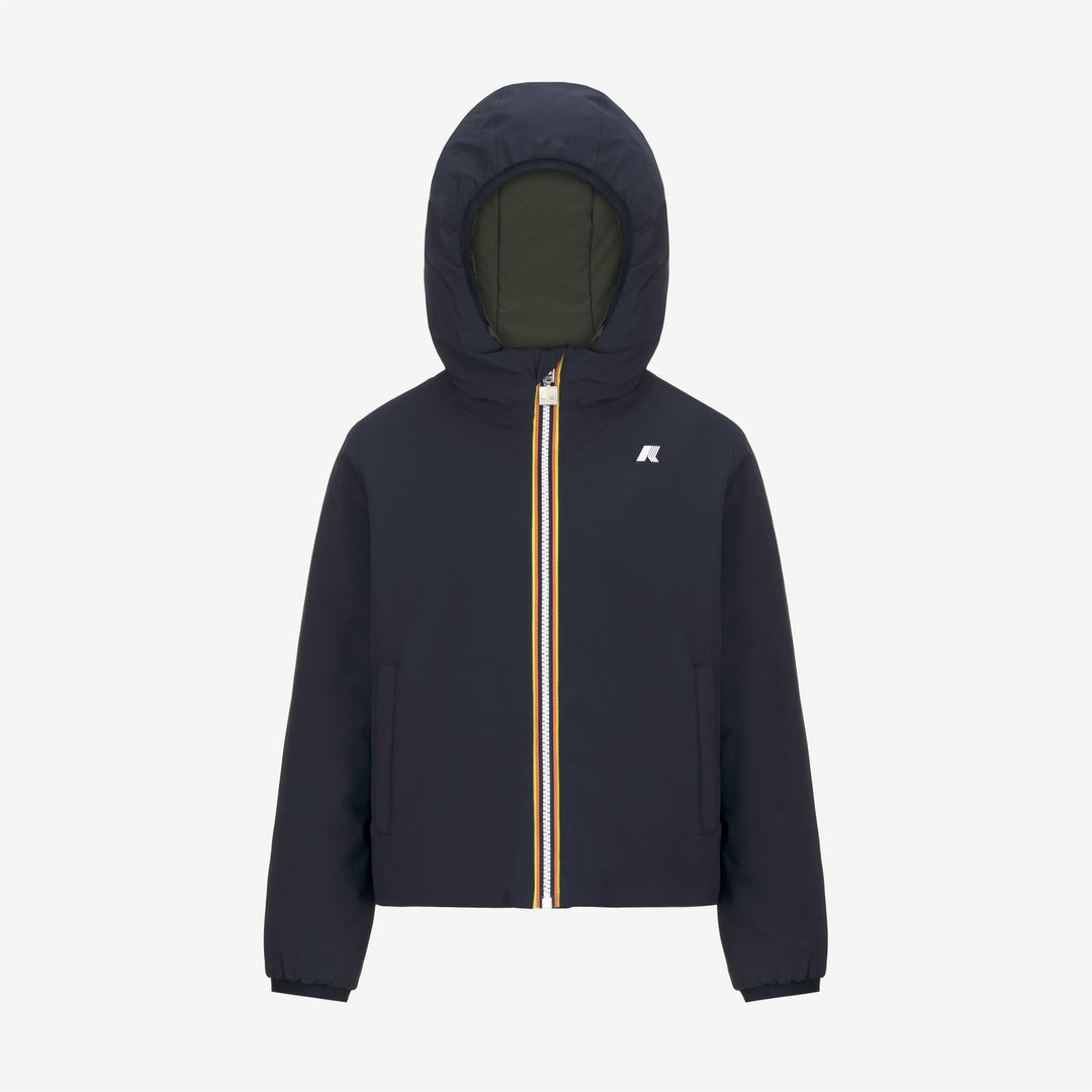 Giubbino da bambino jack warm reversibile tessuto tecnico con imbottitura in ecopiuma 