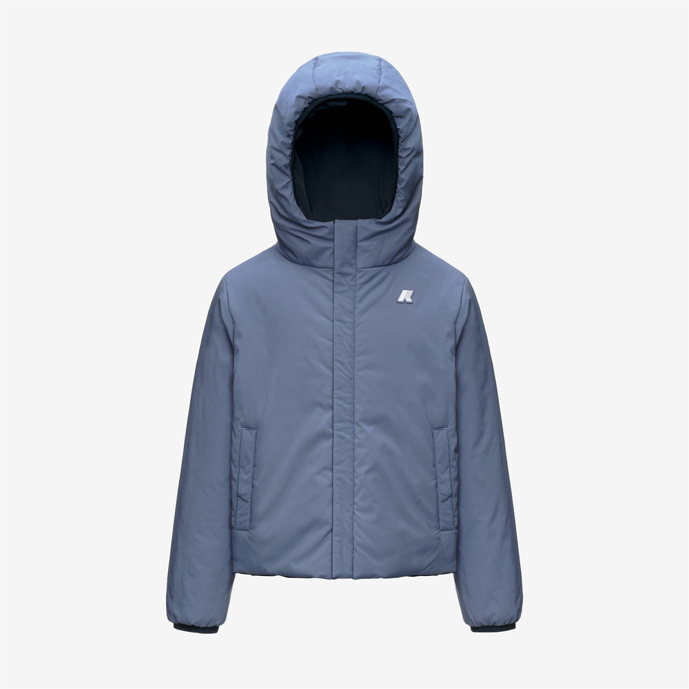 Giubbino da bambino jack warm reversibile tessuto tecnico con imbottitura in ecopiuma 