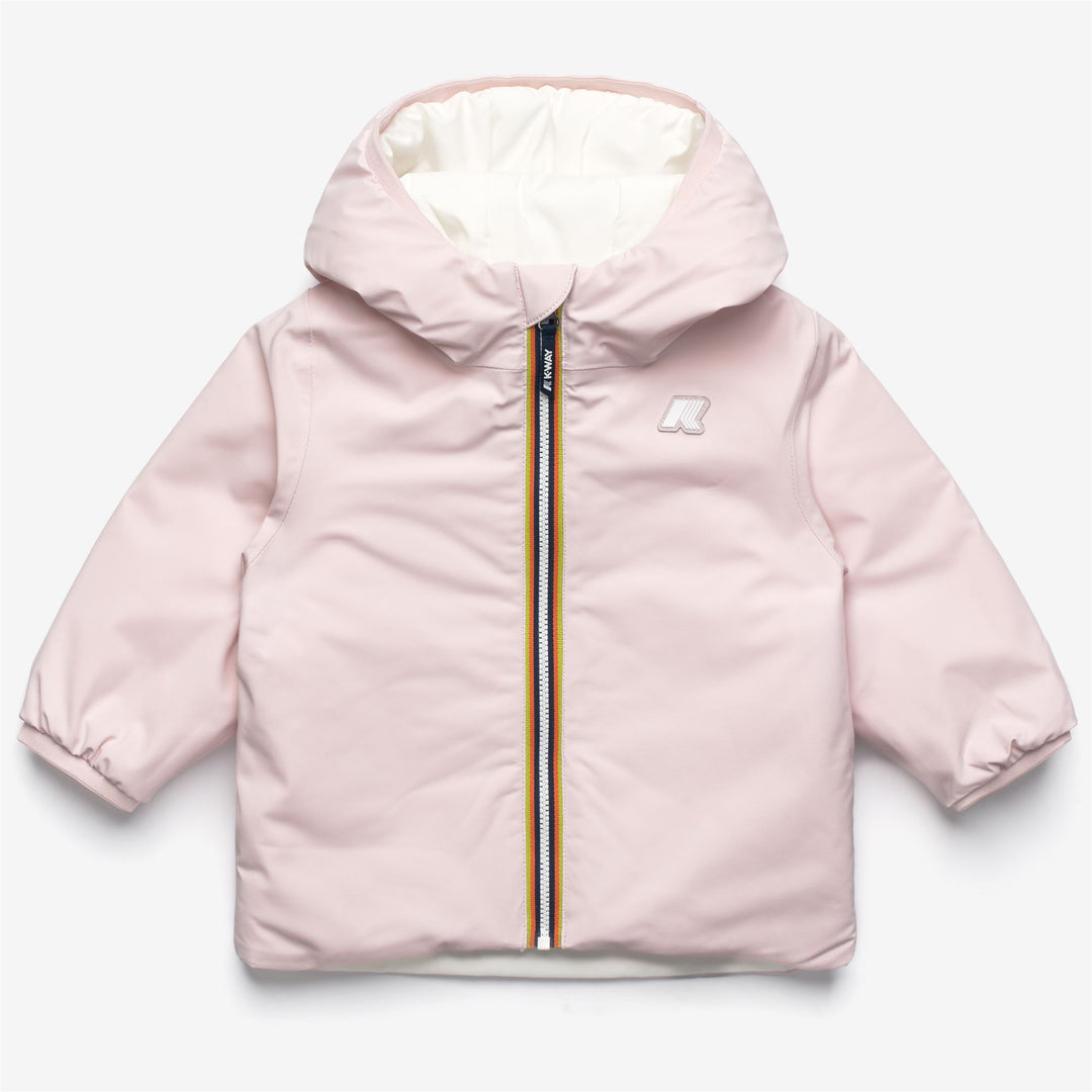 Giubbino da neonati jack warm reversibile in tessuto tecnico ed imbottitura in ecopiuma 