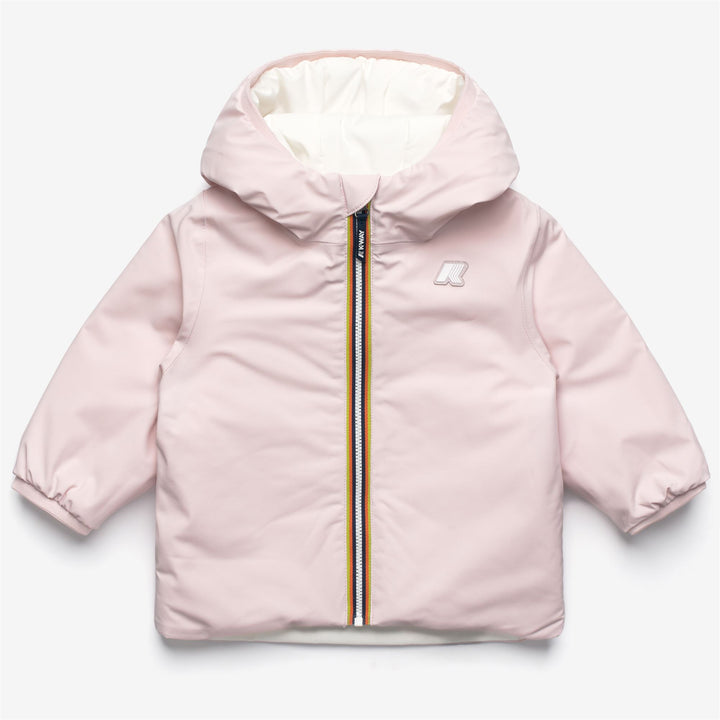 Giubbino da neonati jack warm reversibile in tessuto tecnico ed imbottitura in ecopiuma 