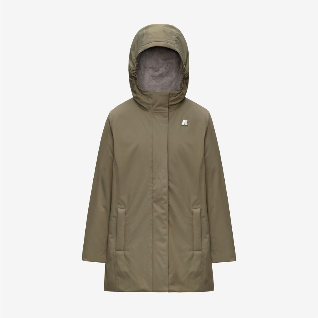 Giubbino da bambina denise soft beaver tecnico lunghezza 3/4 interno in ecopelliccia effetto fur 