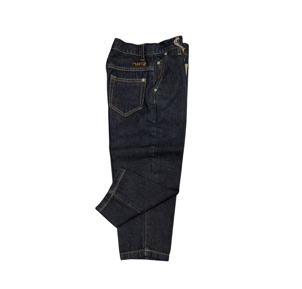 Jeans da bambino tasca a filo vestibilità comoda 