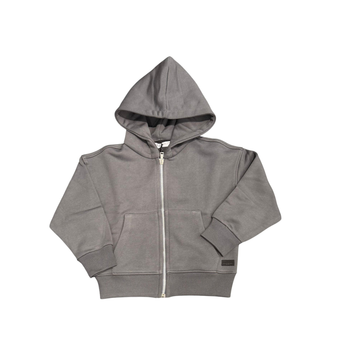 Felpa da bambino over con cappuccio full zip 