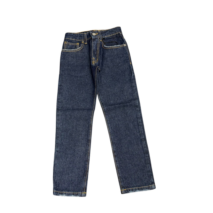Jeans da bambino in tela elastica regolare 