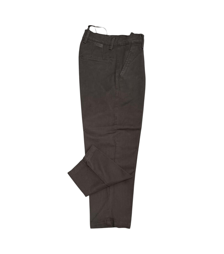 Pantaloni da bambino tasca a filo in gambardina con pence vestibilità regolare 