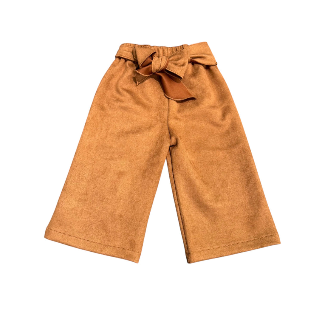 Pantalone da bambina comodo effetto renna 
