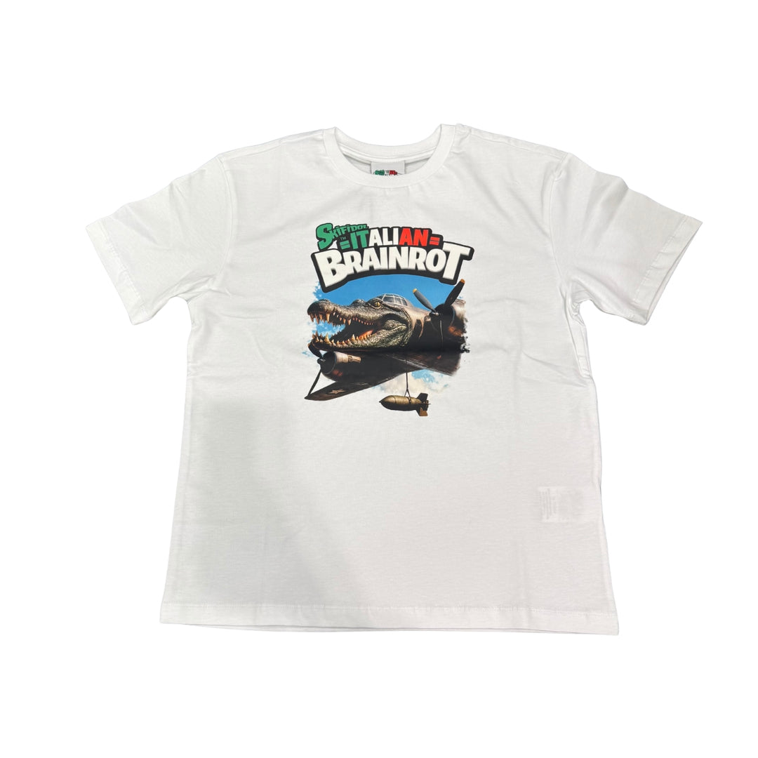 BRAINROT T-SHIRT BOMBARDINO COCODRILO