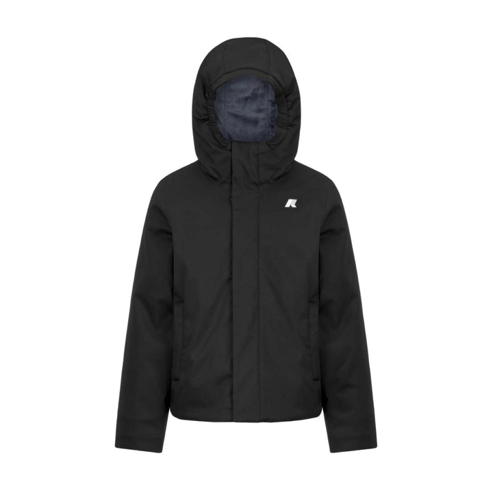 Giubbino da bambino Jacko Marmotta in tessuto tecnico con imbottitura in ecopelliccia K1128FWJAL8 K-WAY