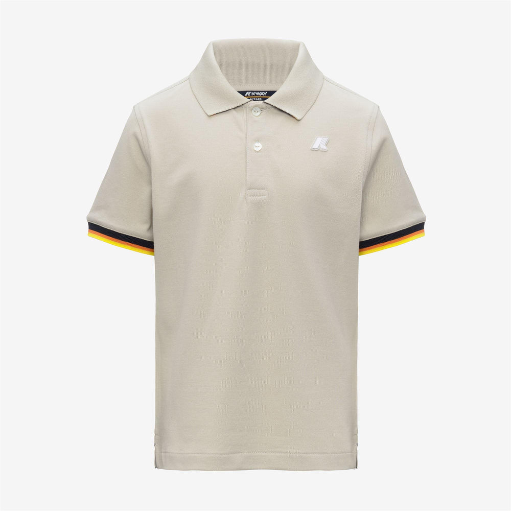 Polo da bambino Vincent in cotone piquet con logo K6126LWK634 K-WAY
