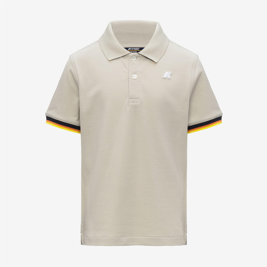 Polo da bambino Vincent in cotone piquet con logo K6126LWK634 K-WAY