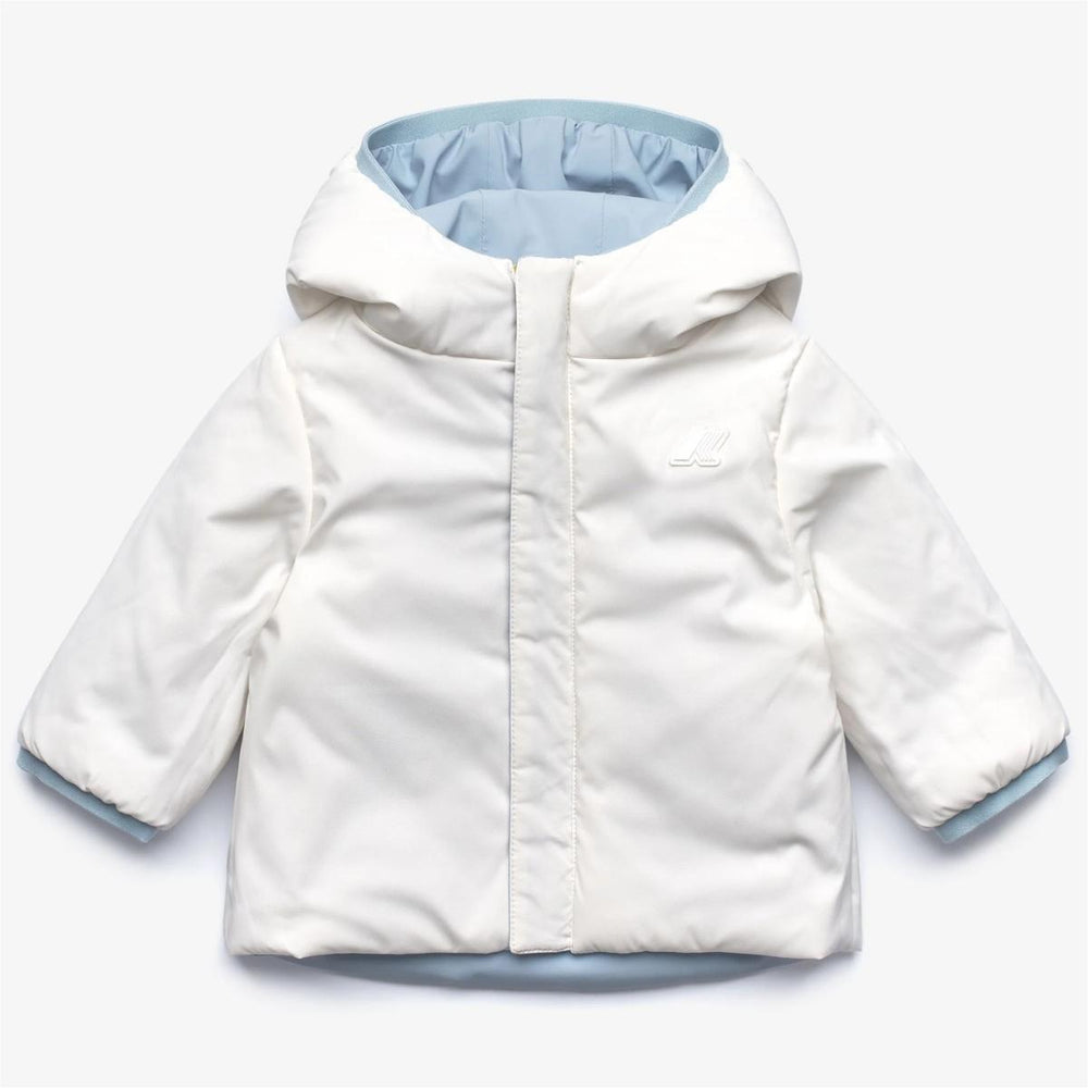 Giubbino Jack warm da neonato reversibile in tessuto tecnico con ecopiuma K71338WBBF K-WAY