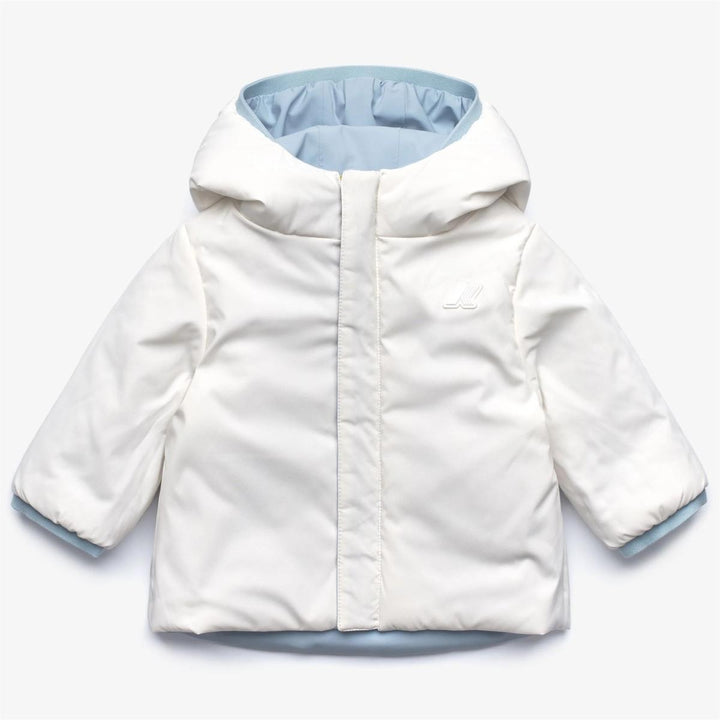 Giubbino Jack warm da neonato reversibile in tessuto tecnico con ecopiuma K71338WBBF K-WAY