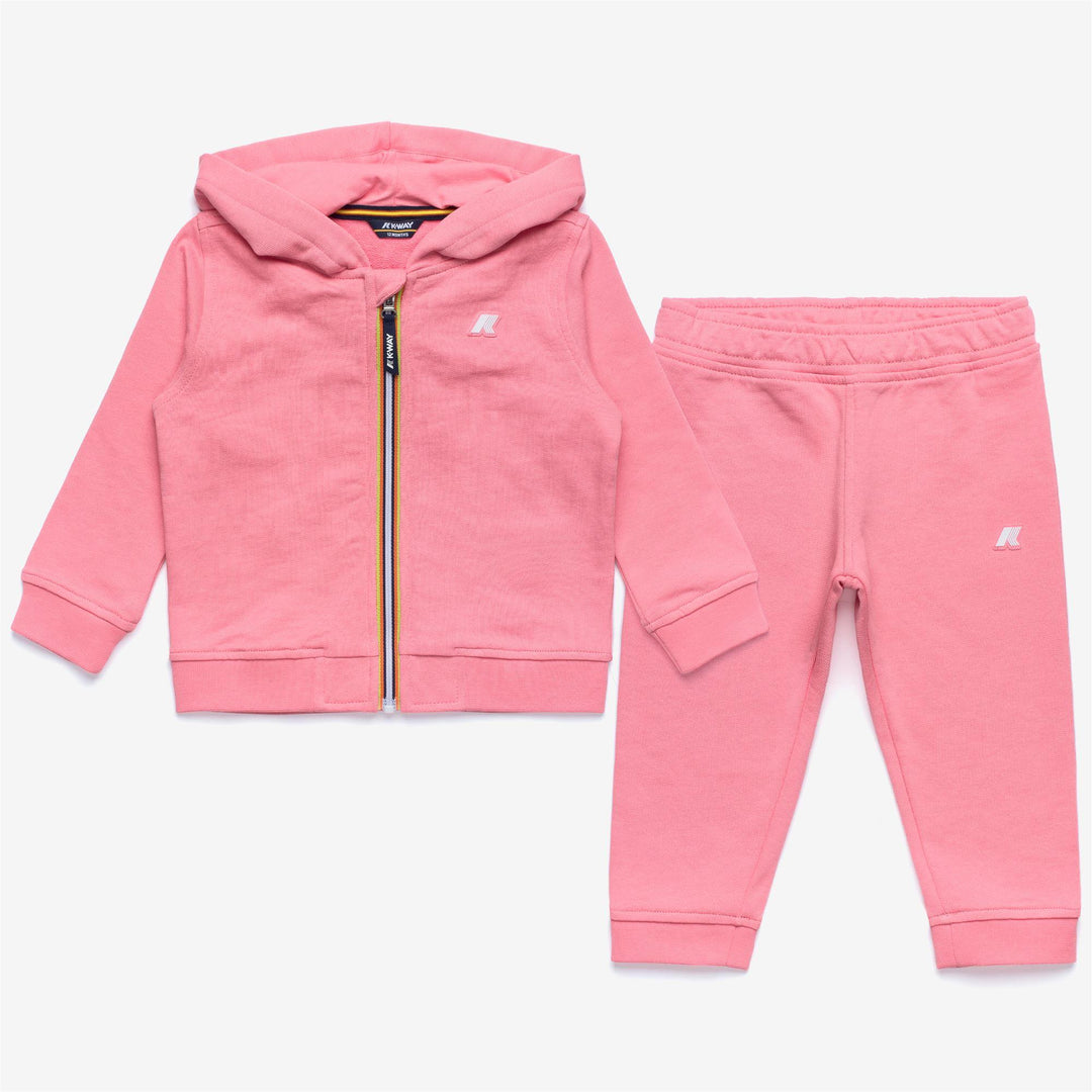 Tuta da neonato anthony set in cotone garzato con felpa full zip K4124TWQ28 K-WAY