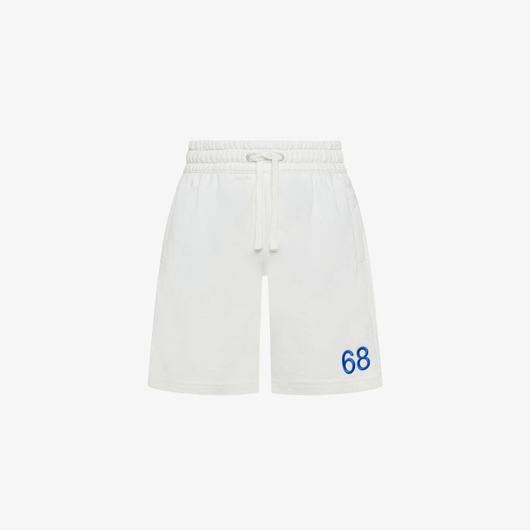 Bermuda da bambino in cotone leggero con ricamo logo fluo F36340JPANNA SUN 68
