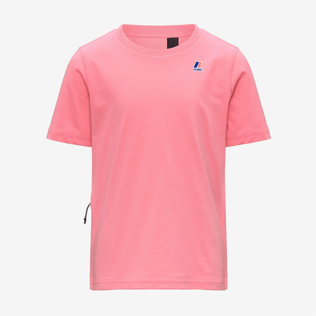 T-shirt da bambini Leonide in cotone con logo basic K7133YWJQ28 K-WAY