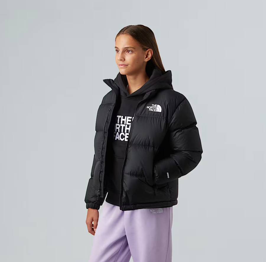 Giubbino Nuptse icona in tessuto tecnico con imbottitura in piuma d'oca NUPTSE TEENNERO THE NORTH FACE