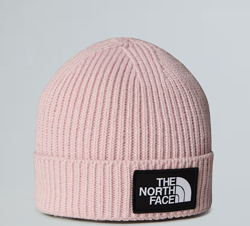 Cappello con risvolto con logo BEANIE BABYROSA THE NORTH FACE