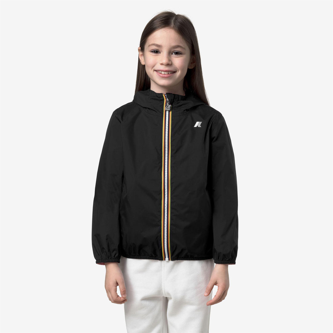 Giubbino da bambina lily reversibile in tessuto tecnico traspirante K61313WJC62 K-WAY