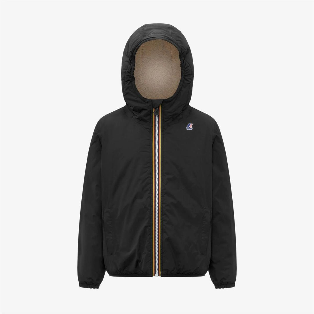 Giubbino unisex da bambino Claude orsetto in tessuto tecnico con imbottitura in ecopelliccia K7142TWJUSY K-WAY