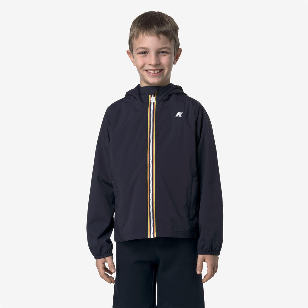 Giubbino da bambino Jack nylon jersey in tessuto tecnico con interno in cotone K41335WJK89 K-WAY