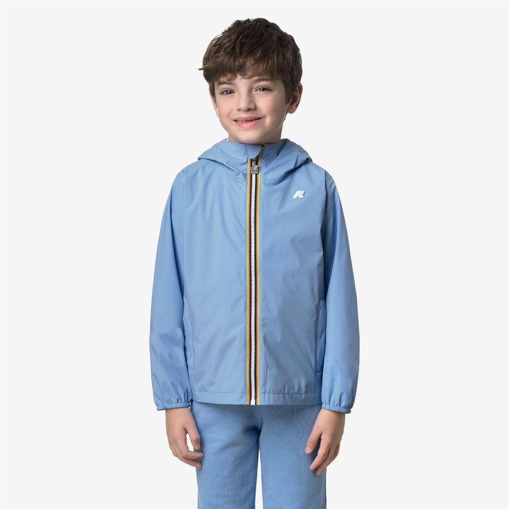 Giubbino da bambino Jack nylon jersey in tessuto tecnico con interno in cotone K41335WJ356 K-WAY