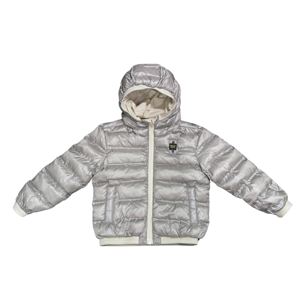 Giubbino reversibile con imbottitura in piuma ecologica DONALDKAVENAGRIGIO BLAUER