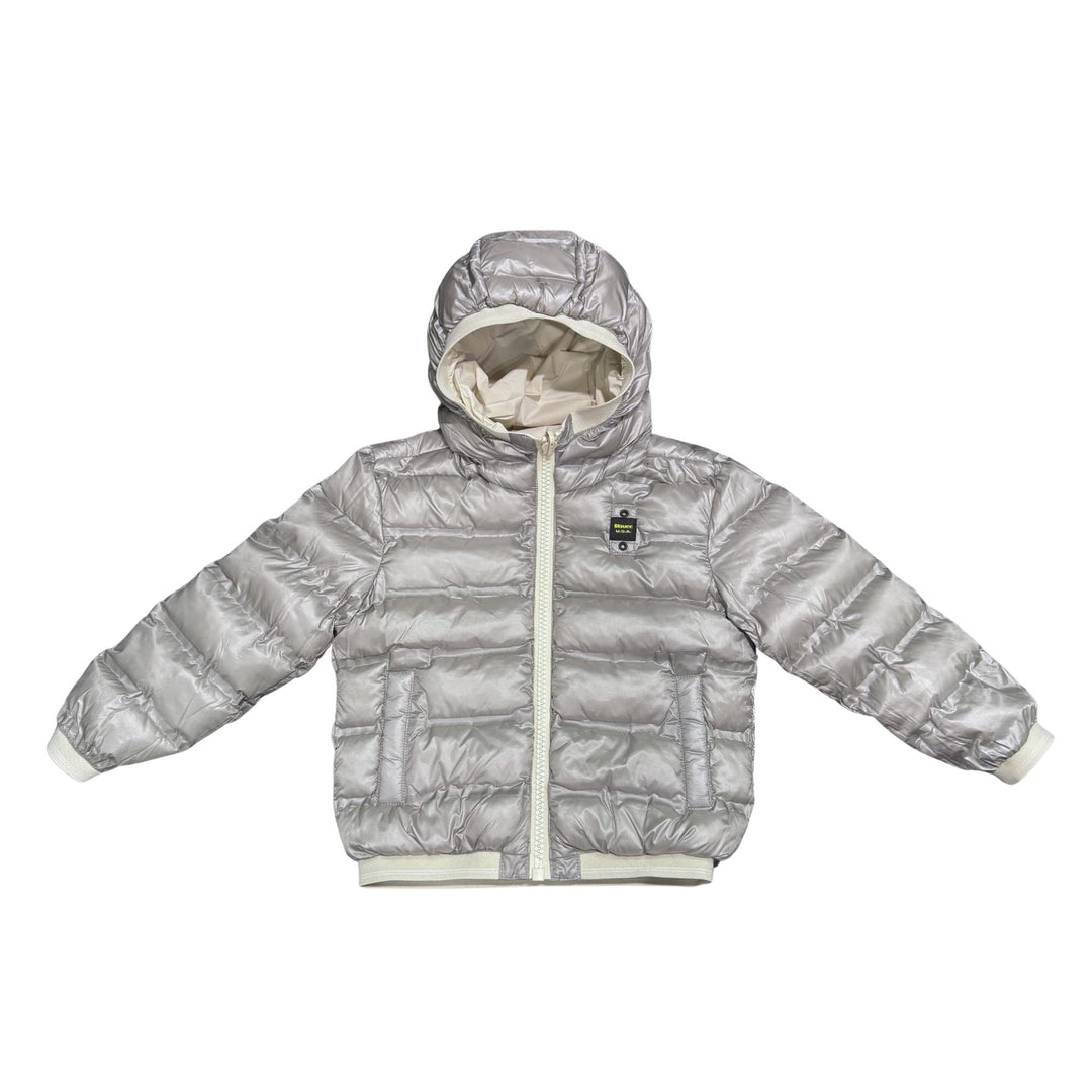 Giubbino reversibile con imbottitura in piuma ecologica DONALDKAVENAGRIGIO BLAUER