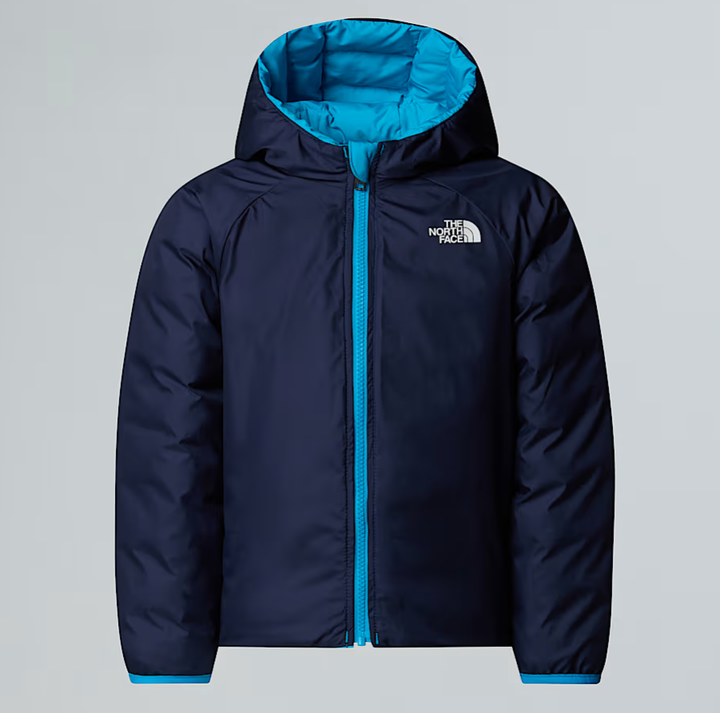 Giubbino reversibile in tessuto tecnico con imbottitura in piuma ecologica PERRITO KIDBLUAZZURRO THE NORTH FACE