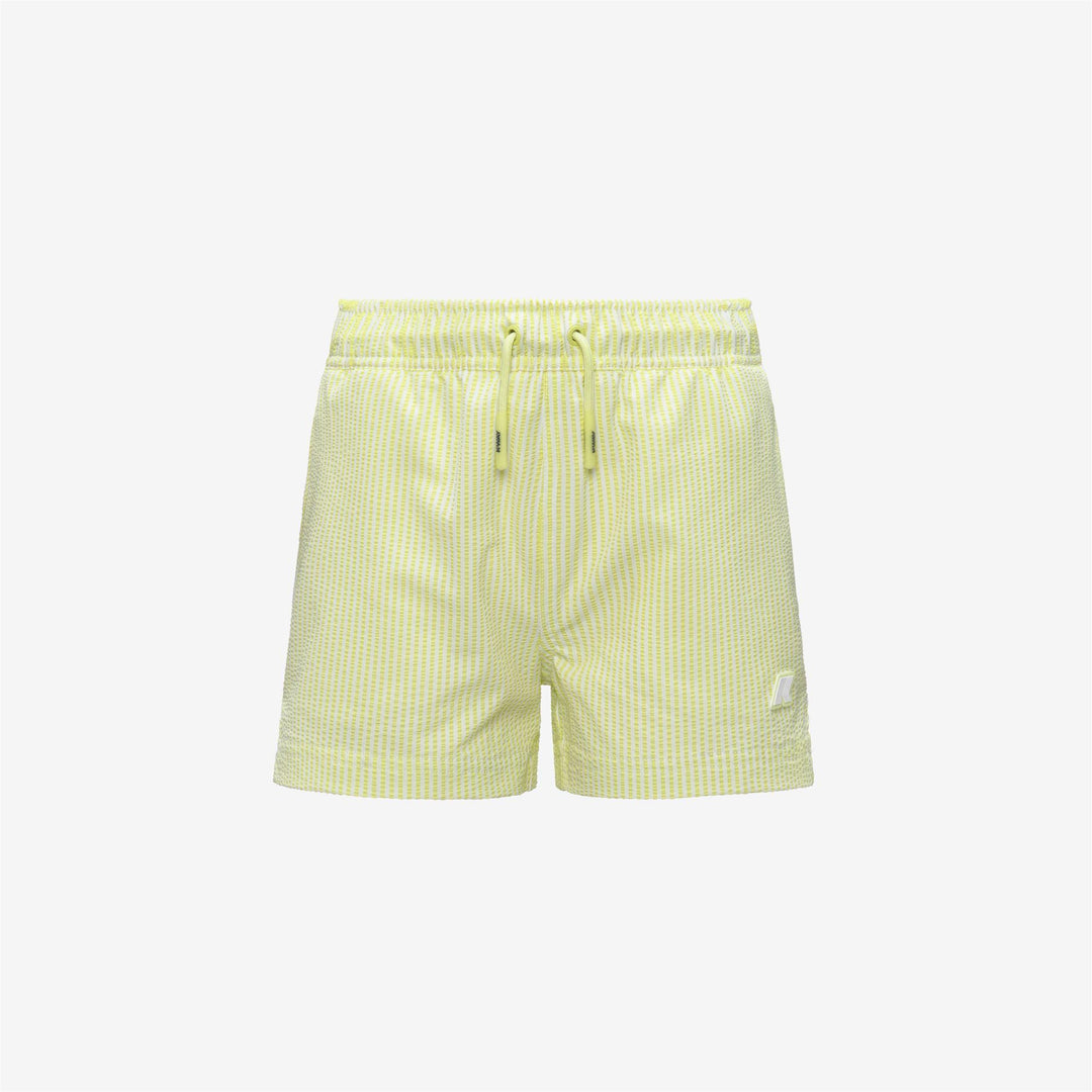 Costume da bambino Hazel stripes a pantaloncino  in tessuto tecnico a righe con logo K71426WKC0T K-WAY