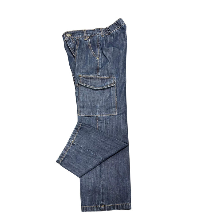 Jeans da bambino over con tasconi MR3154JEANS MANUEL RITZ