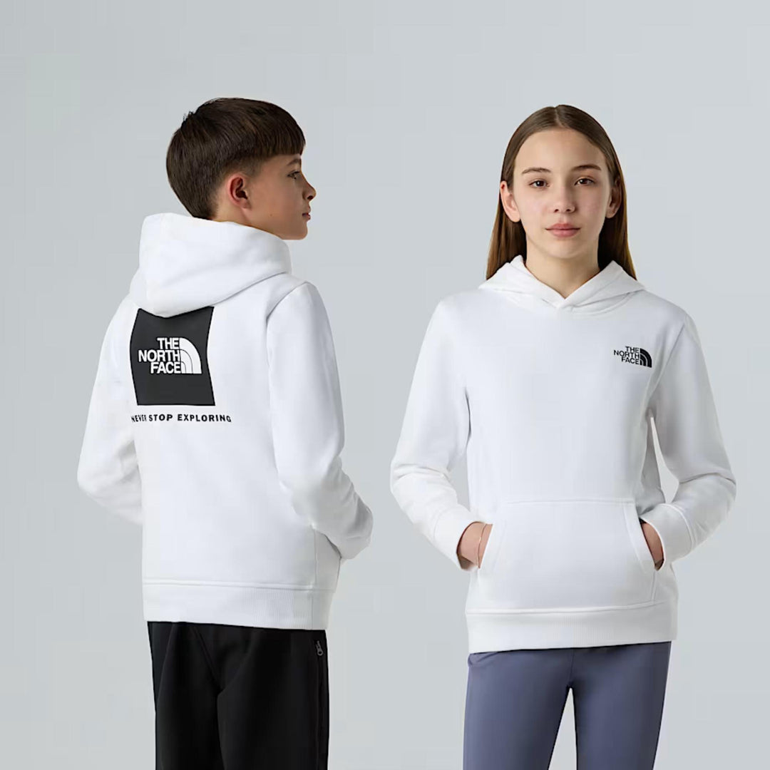 Felpa con cappuccio e logo petto NSE HOODIEBIANCO THE NORTH FACE