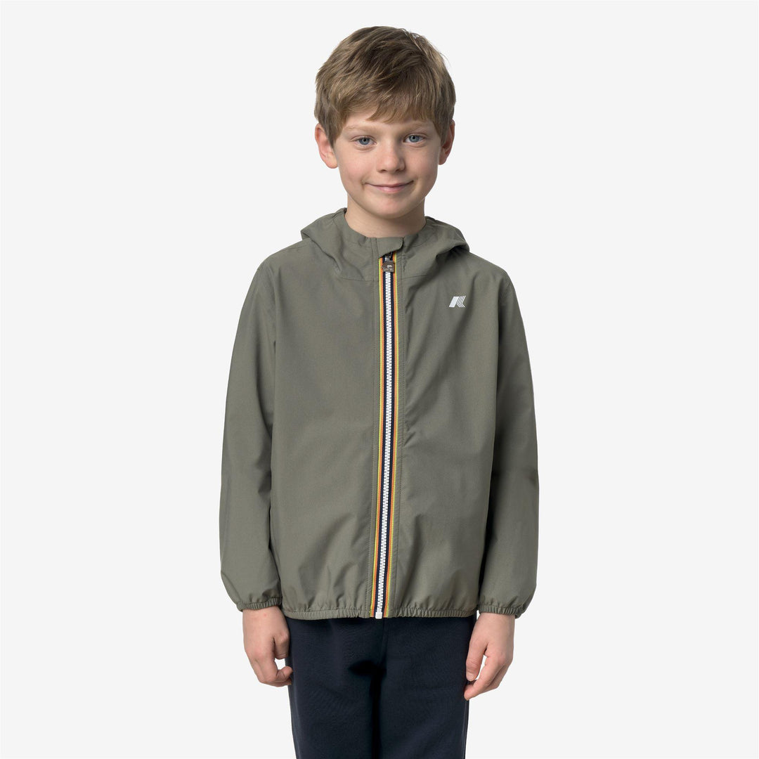Giubbino da bambino Jack in tessuto tecnico stretch termosaldato K21371WJV15 K-WAY