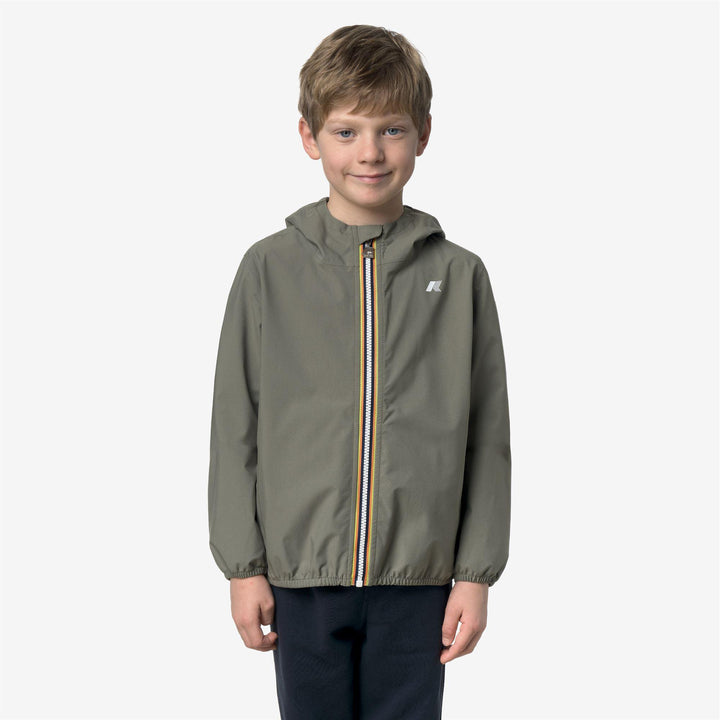 Giubbino da bambino Jack in tessuto tecnico stretch termosaldato K21371WJV15 K-WAY