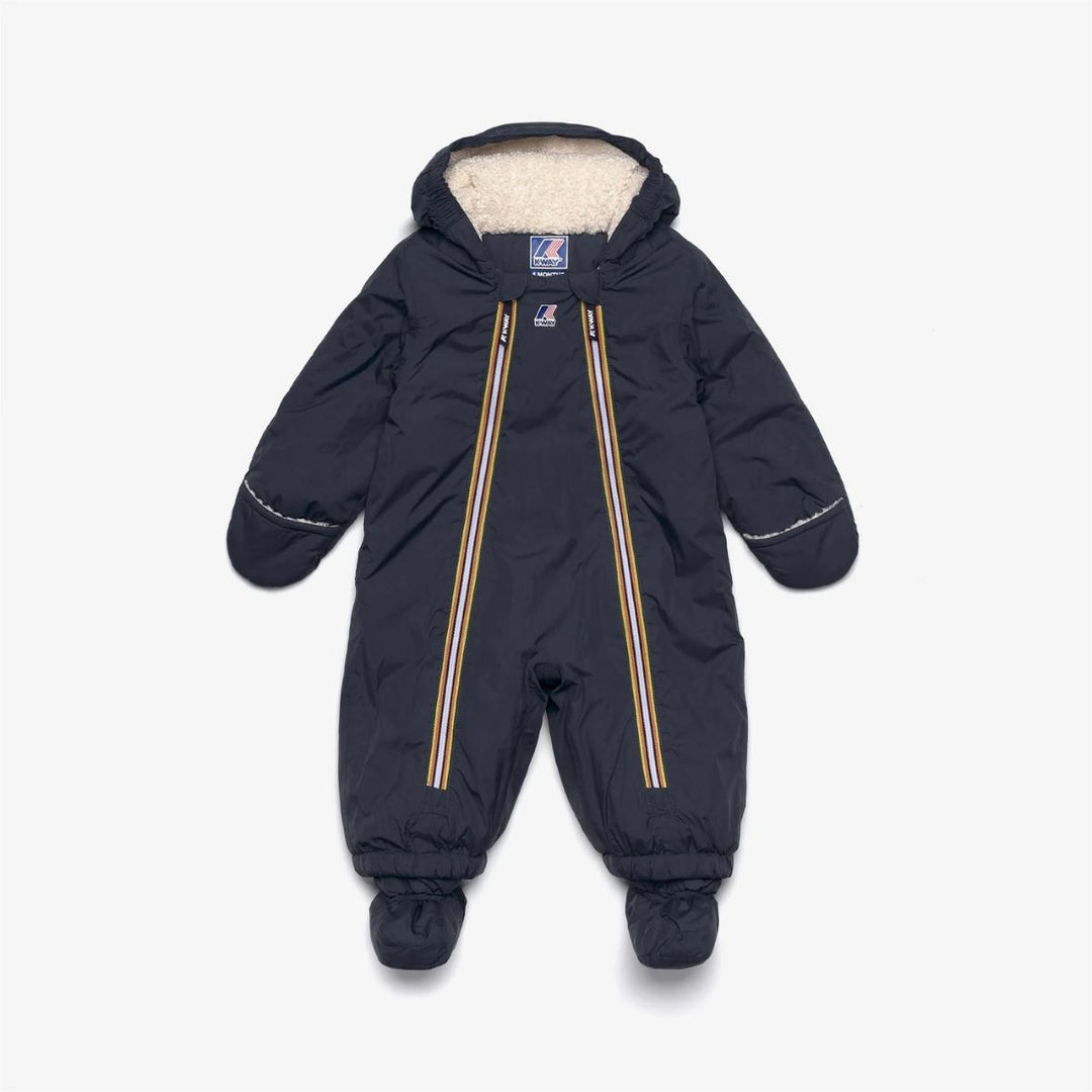 Tuta intera da neonato Snotty orsetto full zip con interno in ecopelliccia K8134PWK89 K-WAY