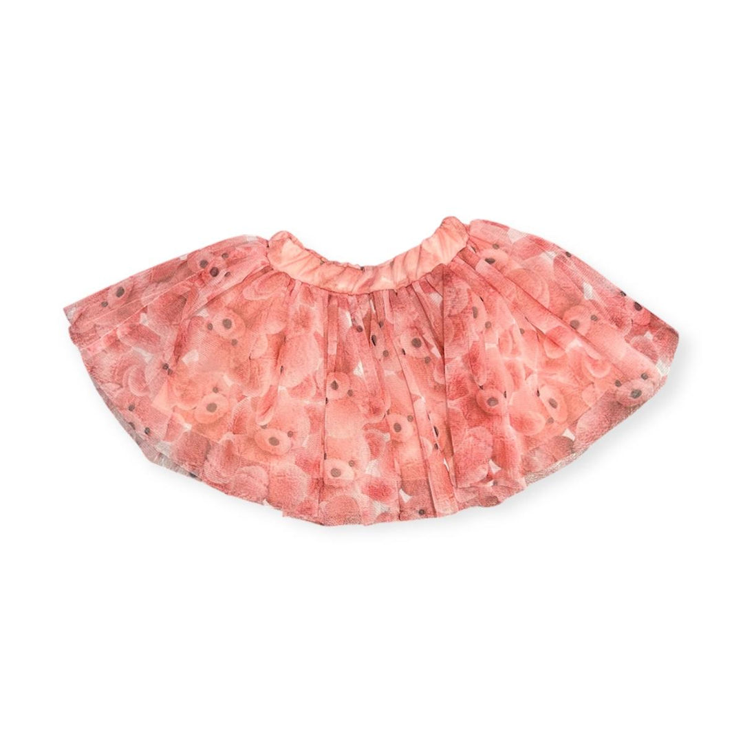 Gonna da neonata in tulle fantasia teddy FL6692ROSA MELISA BAI